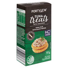 Tuna Pate With Black Pepper Treats with Crackers 112g